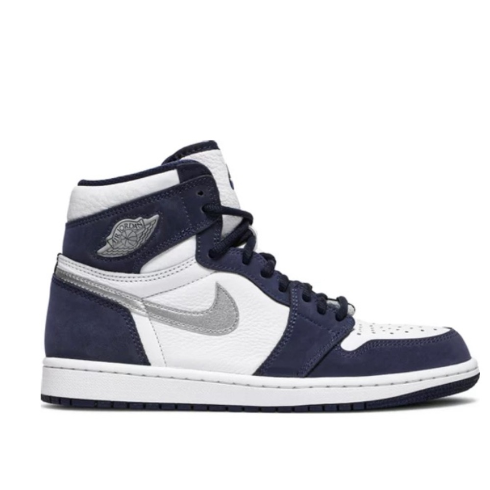 Air Jordan 1 Retro High 'Midnight Navy' with Silver Swoosh NWOT